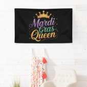 Mardi Gras Koningin Optocht Kostuum Feest Spandoek (Insitu)