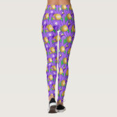 Mardi Gras kraalpatroon Leggings (Achterkant)