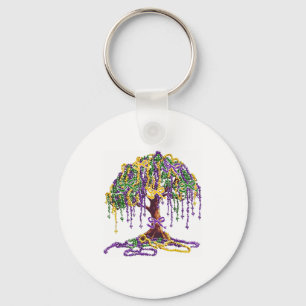Mardi Gras Kralenboom Carnaval New Orleans Vrouwen Sleutelhanger