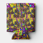 Mardi Gras Kunst Blikjeskoeler (Voorkant)