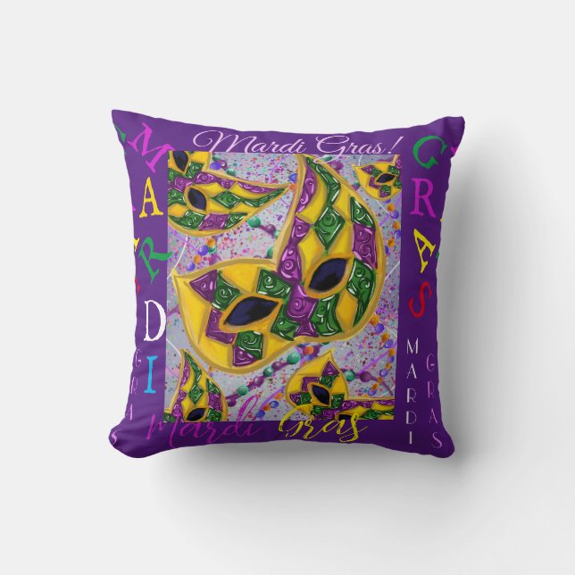MARDI GRAS-KUNST       KUSSEN (Voorkant)