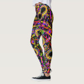 Mardi Gras Kunst Leggings (Links)