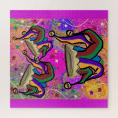 MARDI GRAS KUNST LEGPUZZEL (Horizontaal)