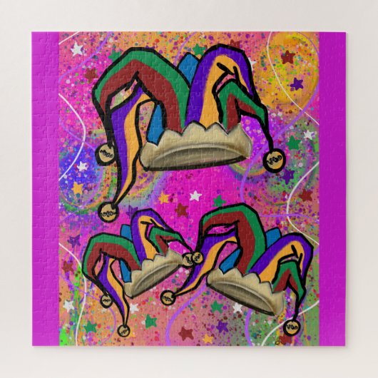 MARDI GRAS KUNST LEGPUZZEL (Verticaal)