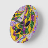 MARDI GRAS KUNST      RONDE KLOK (Hoek)