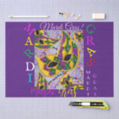 MARDI GRAS-KUNST     TISSUEPAPIER (Craft)