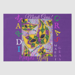 MARDI GRAS-KUNST     TISSUEPAPIER