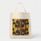 Mardi Gras Kunst Tote Bag (Voorkant)