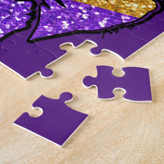 Mardi Gras Kus Jigsawpuzzel Legpuzzel (Zijkant)