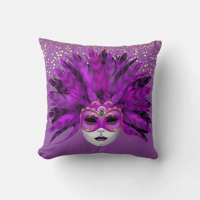 Mardi Gras Kussen (Voorkant)