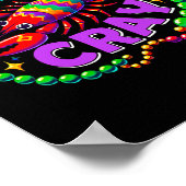 Mardi Gras laat Cray Crawfish Carnaval Parade krij Poster (Hoek)