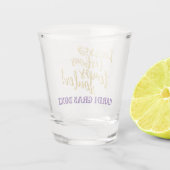 Mardi Gras | Laat de Goede Tijden draaien Shot Glas (Achterkant)