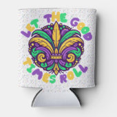 Mardi Gras Laat de goede tijden rollen Blikjeskoeler (Voorkant)