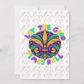 Mardi Gras Laat de goede tijden rollen Feestdagenkaart (Voorkant)