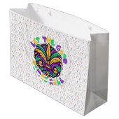 Mardi Gras Laat de goede tijden rollen Groot Cadeauzakje (Achterkant Gekanteld)