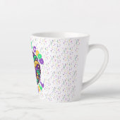 Mardi Gras Laat de goede tijden rollen Latte Mok (Rechts)