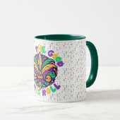 Mardi Gras Laat de goede tijden rollen Mok (Voorkant rechts)