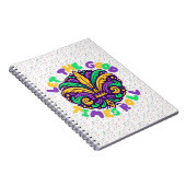 Mardi Gras Laat de goede tijden rollen Notitieboek (Rechterzijde)