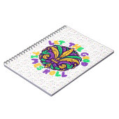 Mardi Gras Laat de goede tijden rollen Notitieboek (Linkerzijde)