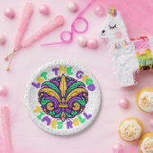 Mardi Gras Laat de goede tijden rollen Papieren Bordje (Feest)