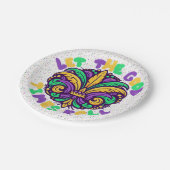 Mardi Gras Laat de goede tijden rollen Papieren Bordje (Gekanteld)