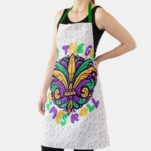 Mardi Gras Laat de goede tijden rollen Schort (Insitu)