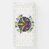 Mardi Gras Laat de goede tijden rollen Spandoek (Verticaal)
