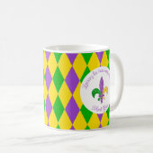 Mardi Gras. Laat de Good Times Roll Mok (Voorkant rechts)