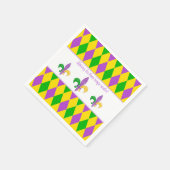 Mardi Gras. Laat de Good Times Roll party napkin Servet (Hoek)