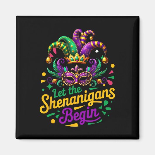 Mardi Gras laat de Shenanigans beginnen met Mannen Magneet (Voorkant)