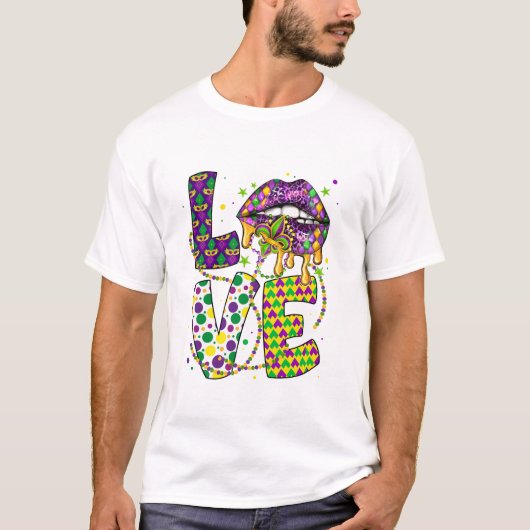 Mardi Gras laat de Shenanigans gaan T-shirt (Voorkant)