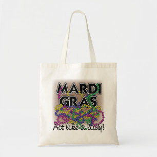 Mardi Gras Lady Bag Tote Bag
