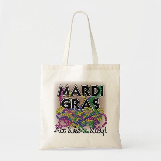 Mardi Gras Lady Bag Tote Bag (Voorkant)