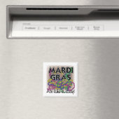 Mardi Gras Lady Magnet - (Insitu (Vaatwasser))
