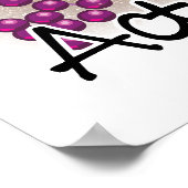 Mardi Gras Lady Poster (Hoek)