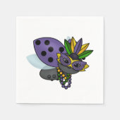 Mardi Gras Ladybug Servet (Voorkant)
