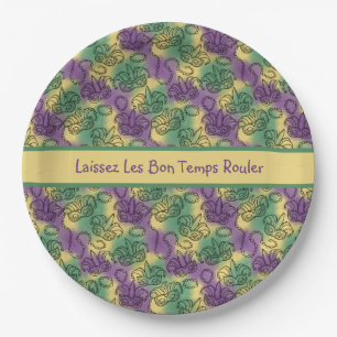 Mardi Gras Laissez Les Bon Temps Rouler Maskers Kr Papieren Bordje