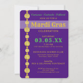 Mardi Gras | Laissez Les Bons Temps Rouler Kaart (Achterkant)