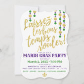 Mardi Gras | Laissez Les Bons Temps Rouler Kaart (Voorkant)