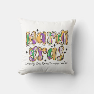 Mardi Gras Laissez Les Bons Temps Rouler Kussen