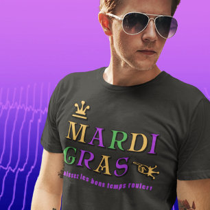 Mardi Gras Laissez les bons temps rouler T-shirt