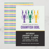 MARDI GRAS LANGOESTEN KOKEN KAART (Voorkant / Achterkant)