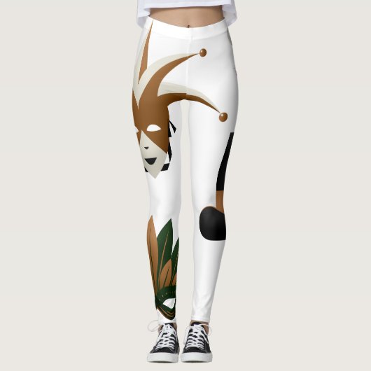 Mardi Gras Leggings (Voorkant)