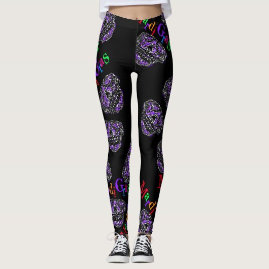 MARDI GRAS LEGGINGS (Voorkant)
