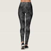 Mardi Gras Leggings, Grunge Argyle en Fleur de Lis Leggings (Achterkant)