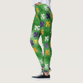 Mardi Gras Leggings, Mardi Gras Fleur de Lis Leggings (Links)