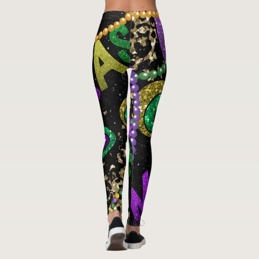 Mardi Gras Leggings voor vrouwen (Achterkant)