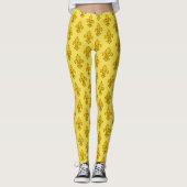 Mardi Gras Leggings Yoga Aangepaste kleur (Voorkant)