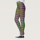 Mardi Gras Leggings Yoga Aangepaste naam (Links)