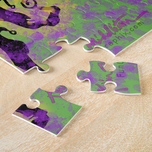 Mardi Gras Legpuzzel (Zijkant)